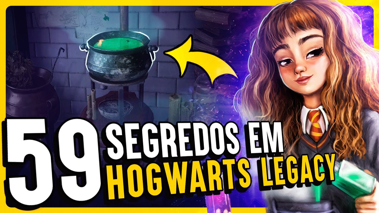 SÓ QUEM É MUITO FÃ PERCEBEU ESSES SEGREDOS DE HARRY POTTER EM HOGWARTS LEGACY