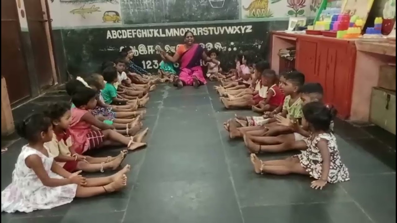 song about Bitter gourd...@Anganwadi....