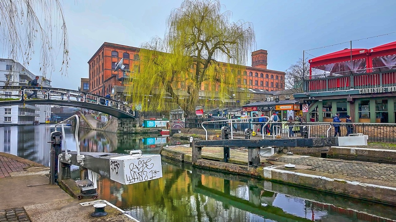 London Regent&rsquo;s Canal Walk | King&rsquo;s Cross to Camden Town 2026 | 4K HDR ASMR