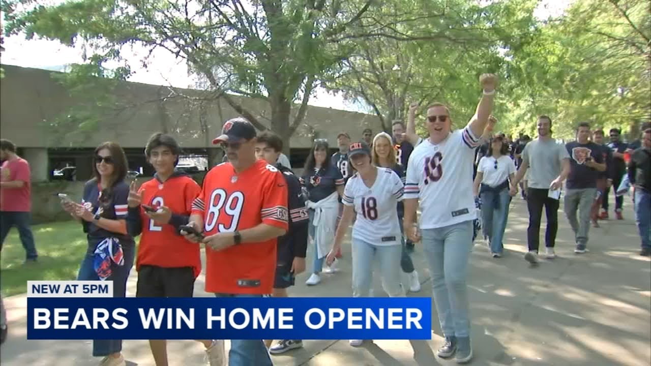 Chicago Bears fans ecstatic about home opener win over Tennessee Titans: 'This is our year'