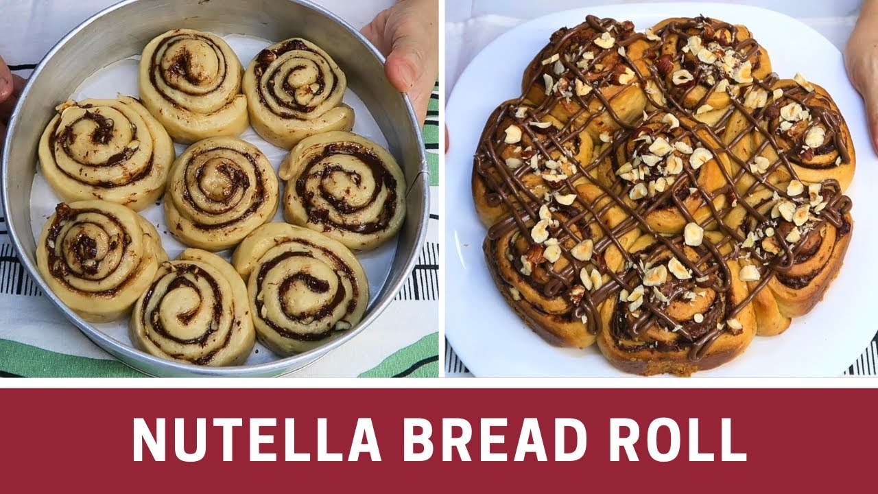 Nutella Bread or Choco Hazelnut Bread Roll by Mai Goodness