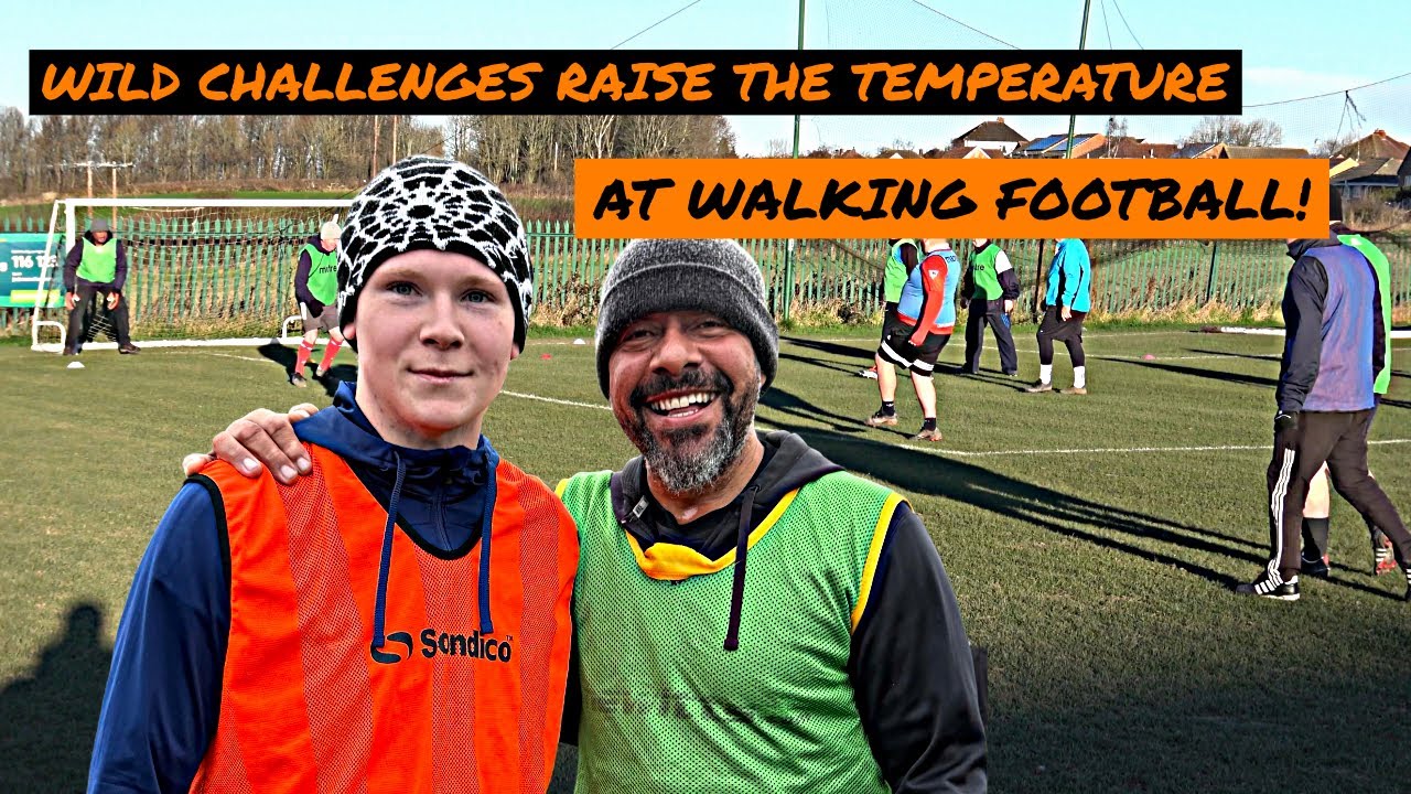 Wild Challenges Raise Temperature at Walking Football! Carpet Fitter Causes Chaos!