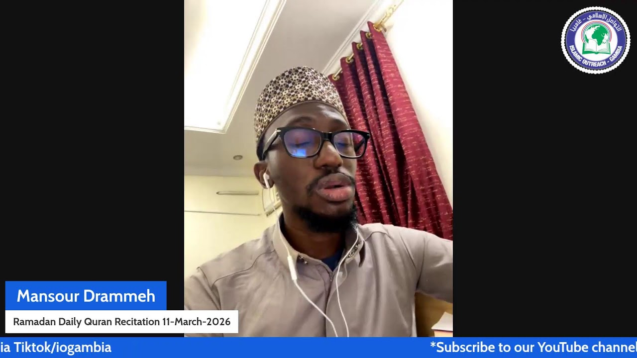 Ramadan Daily Quran Recitation Day-22 11-March-2026