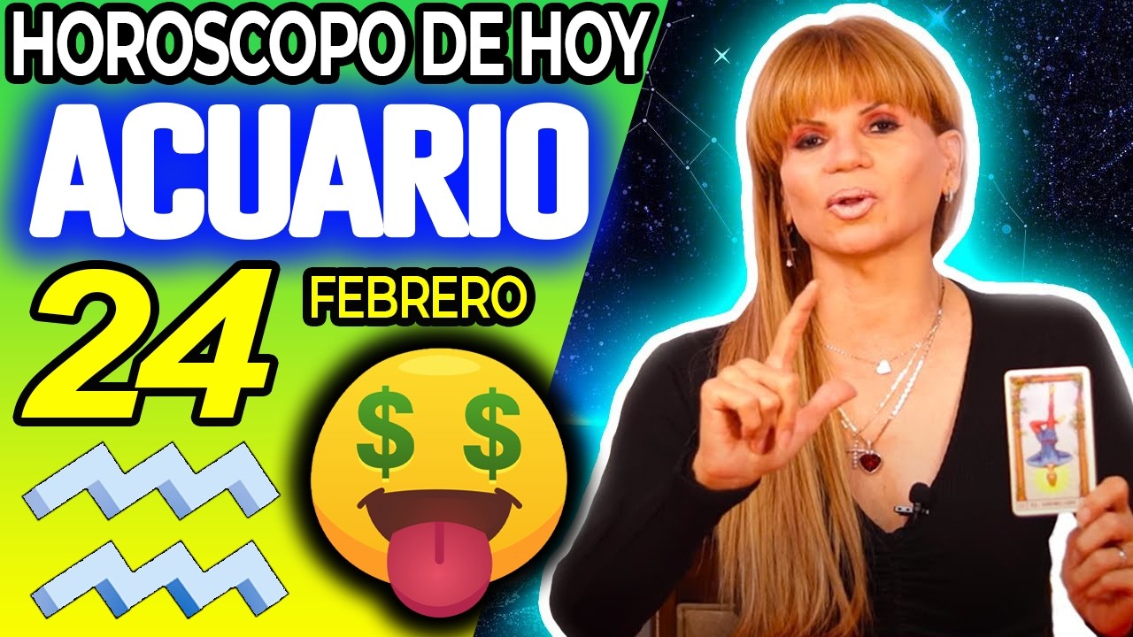 ACUARIO ♒🤑TU ÉXITO LOS HARÁ CALLAR🤐SERÁS MILLONARIO💰 Horóscopo De Hoy 24 De Febrero 2026 | Mhoni