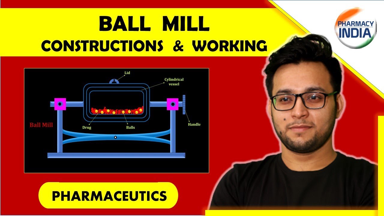 BALL MILL | CONSTRUCTION | PRINCIPLE | WORKING | SIZE REDUCTION | PHARMACEUTICAL ENGINEERING