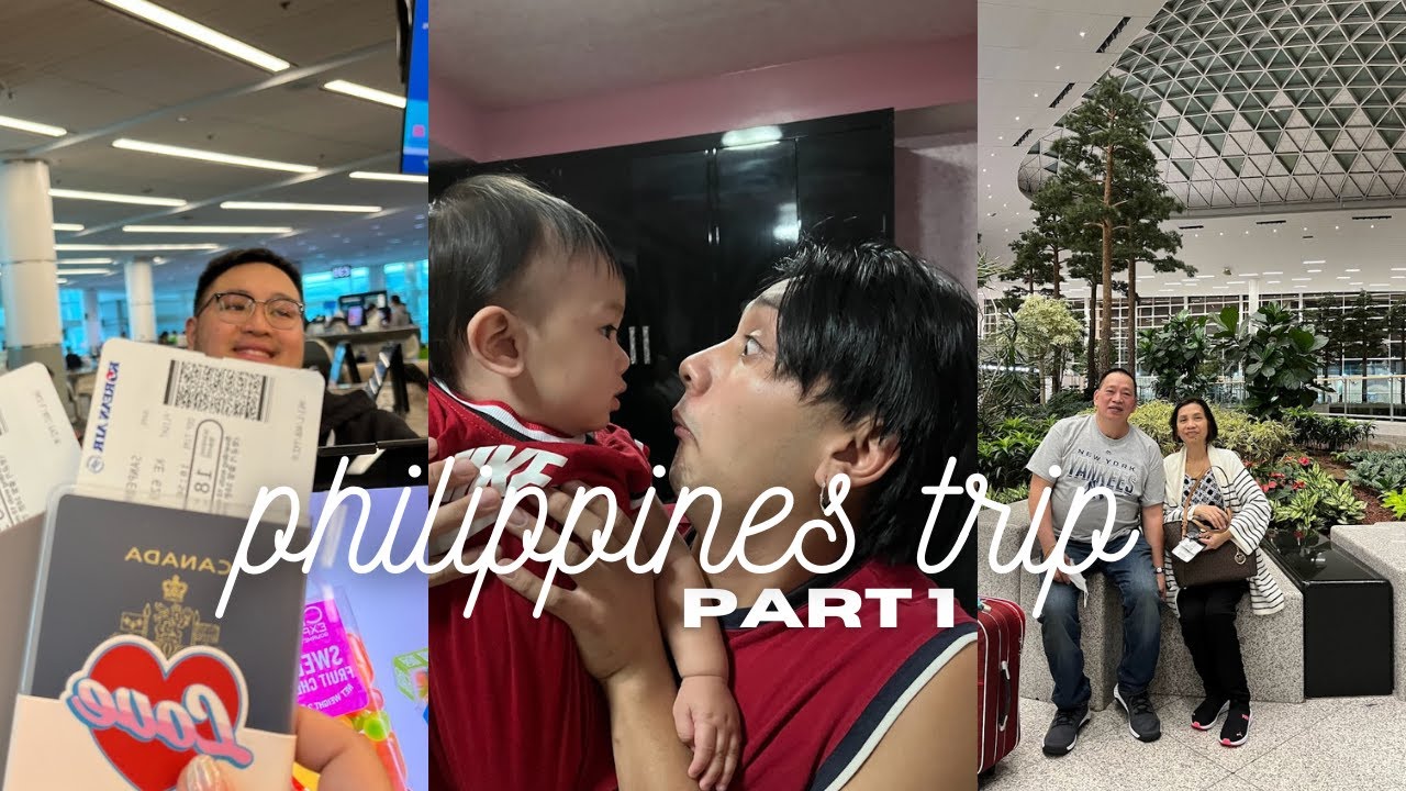 Philippines Trip pt. 1 - travelling from Toronto to Manila + chill first few days!