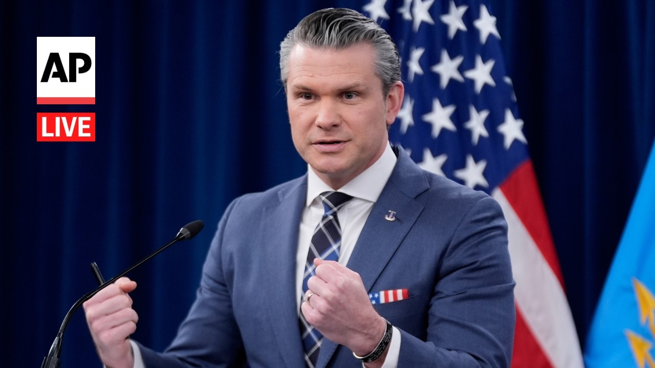 LIVE: Pete Hegseth holds Pentagon briefing as war with Iran intensifies