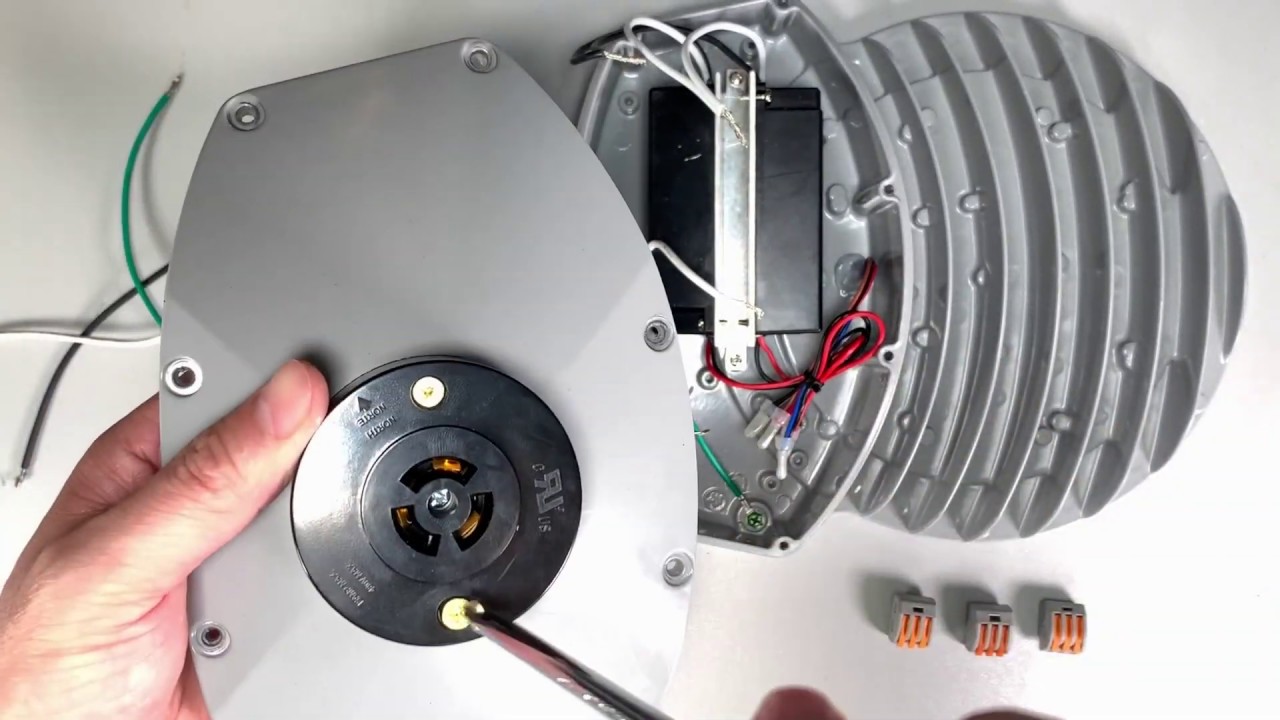 Install photocell sensor on the luminaire