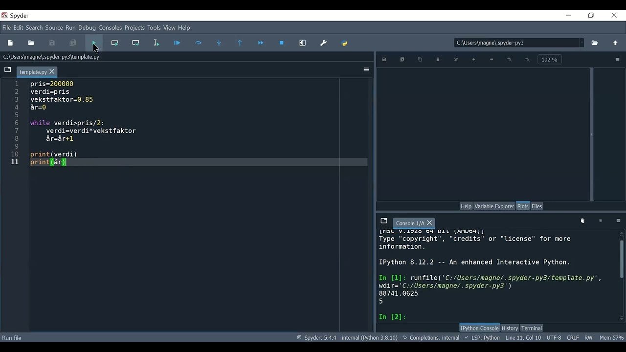 Vi lærer python sammen del 1