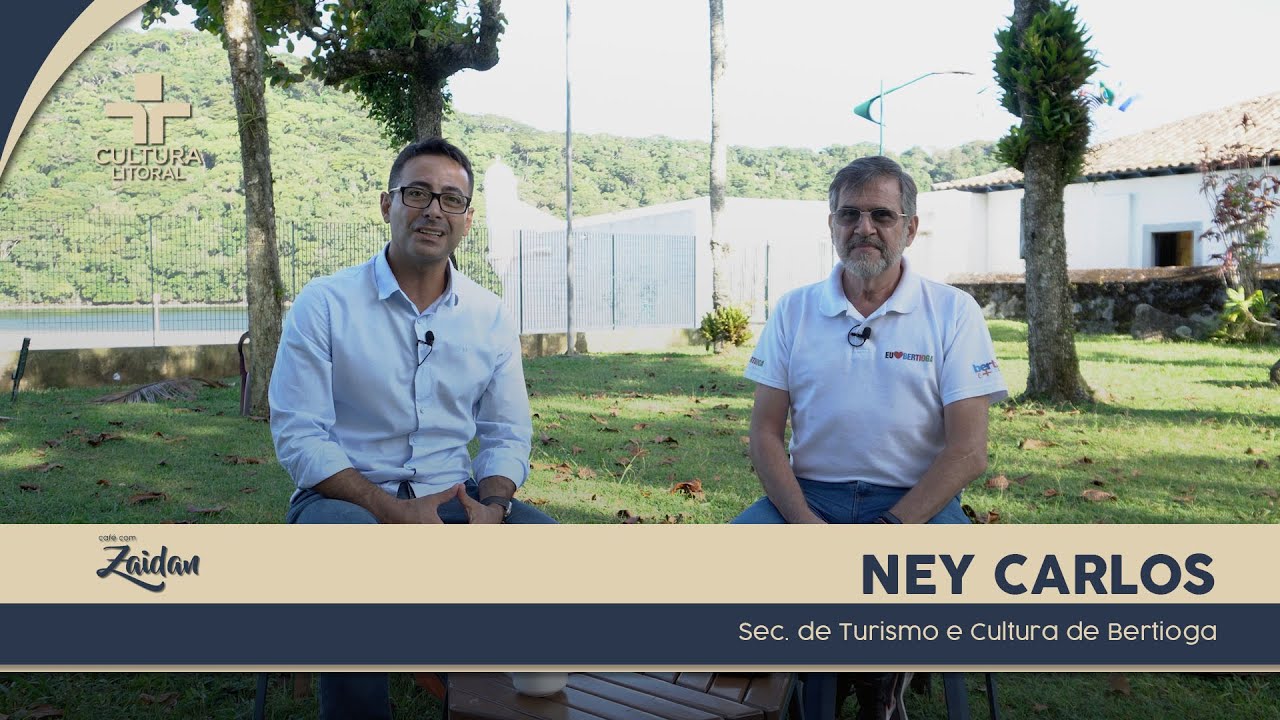 CAFÉ COM ZAIDAN RECEBE NEY CARLOS, SECRETÁRIO DE TURISMO E CULTURA DE BERTIOGA - 29 05 23