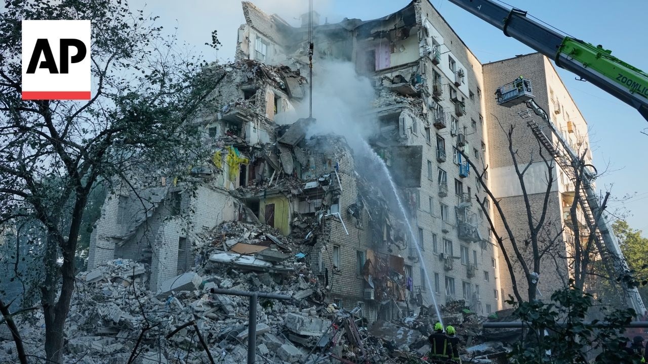 Scene in Kyiv after Russia's 11-hour drone and missile attack on Ukraine
