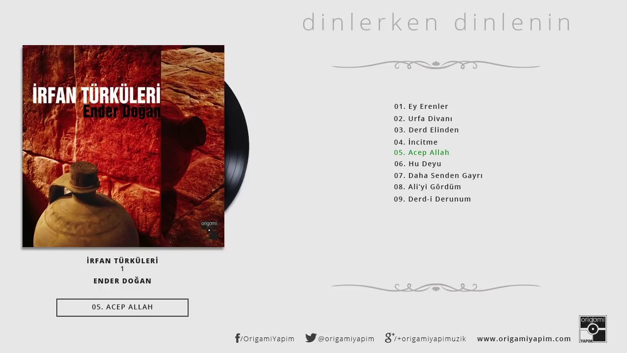 İrfan Türküleri | Acep Allah | Ender Doğan