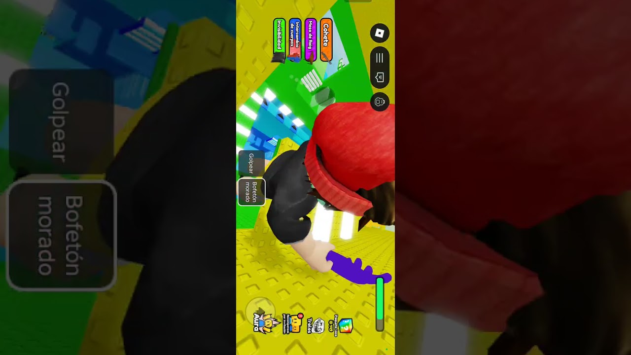 Intentando pasar un parkour