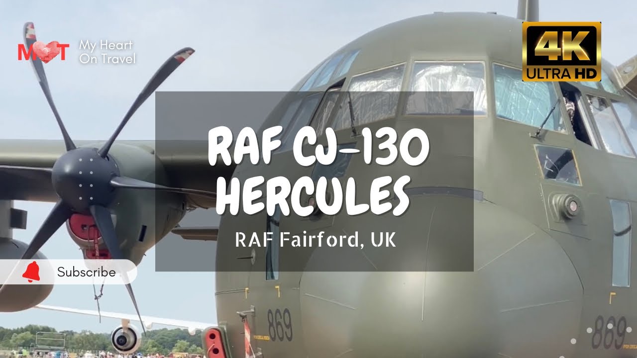 Inside RAF CJ130 Hercules | RIAT 2022- | 4K