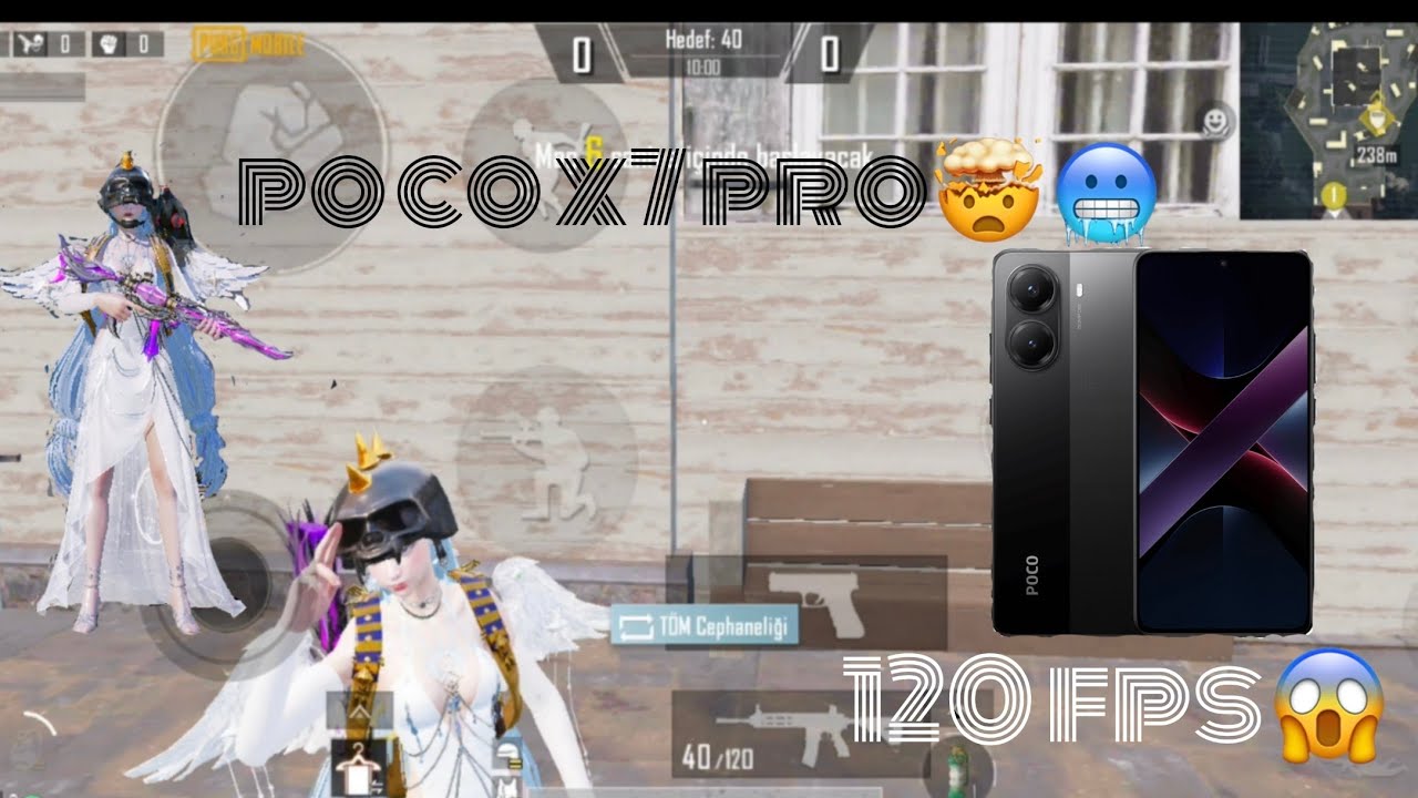 Poco x7 pro game play😱!120 fps