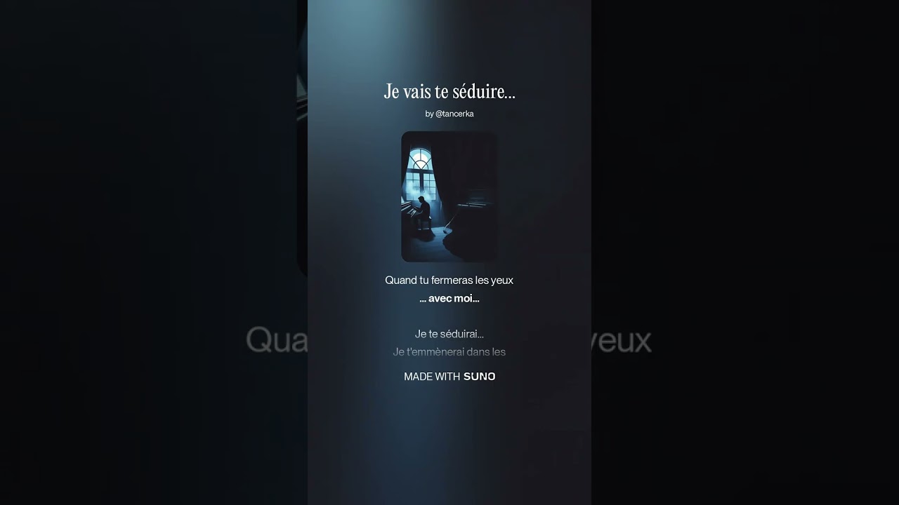 Je vais te séduire