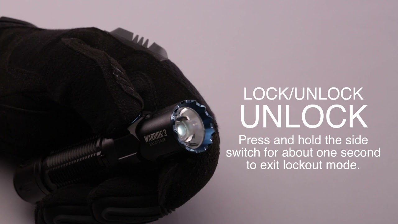 Olight Warrior 3 instructional video