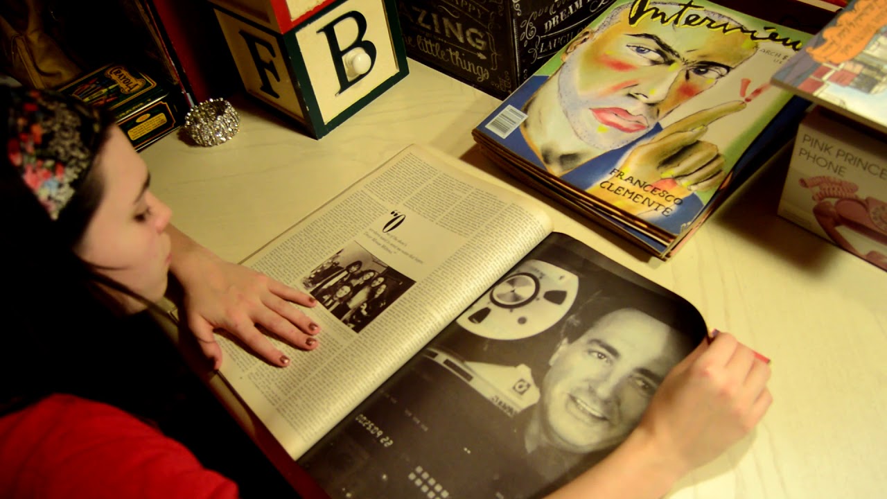 Vintage Interview Magazine Flip Through ( Prim ASMR )