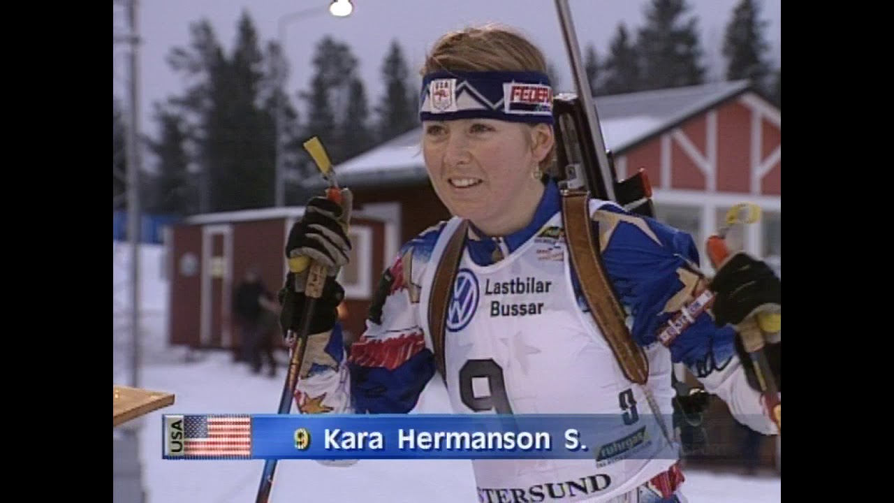 Magdalena Forsberg - World Cup &Ouml;stersund 1997 - Sprint 7.5 km
