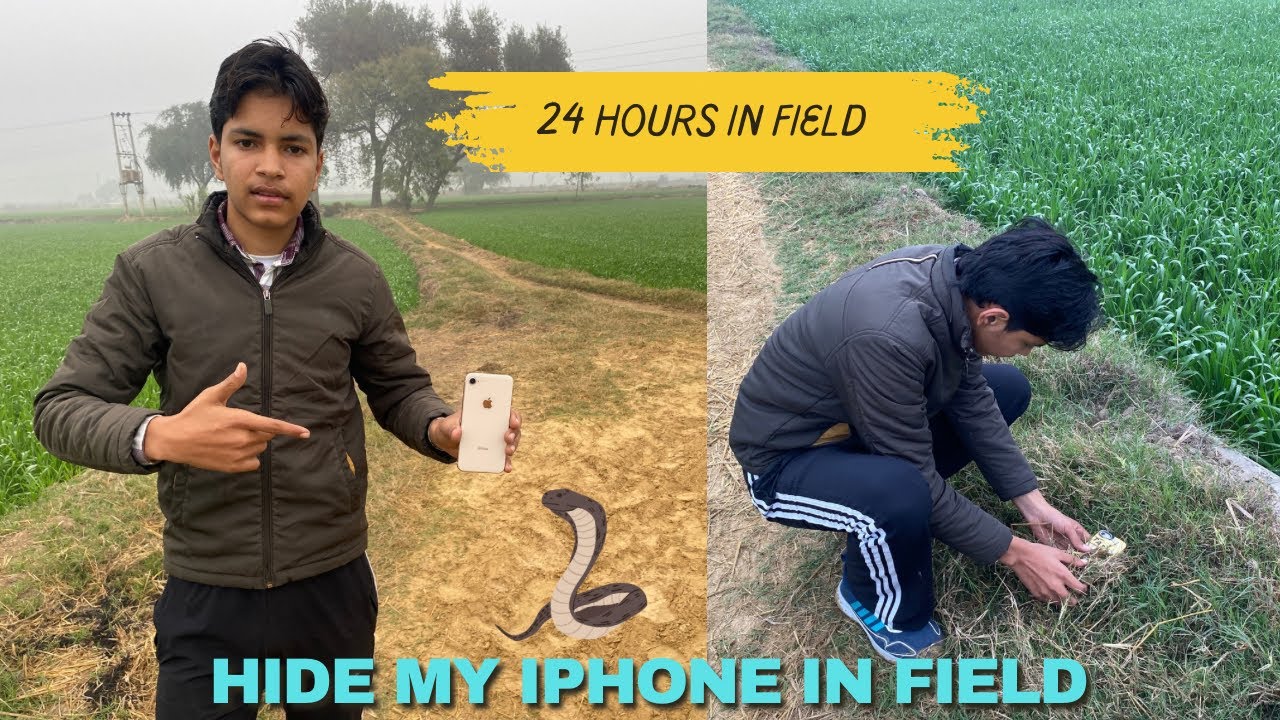 I hide my phone in field for 24 hours so guys see what happens | Vlog - 1  #vlog