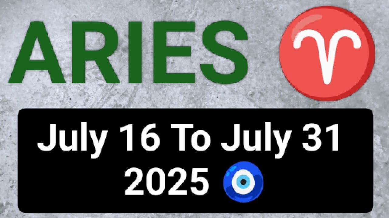 🧿 ARIES Pangyayare Po This JULY  16 TO JULY 31 2025 (HALF MONTH OF JULY)