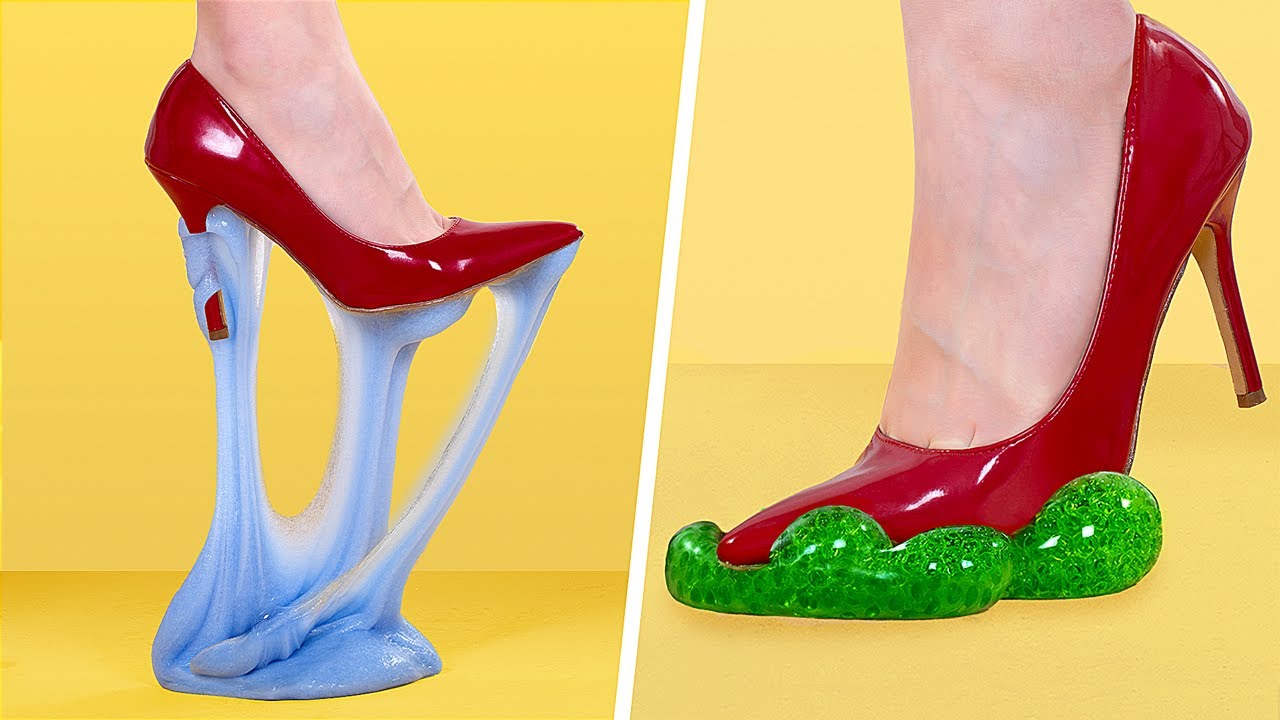 Zgniatanie Chrupkich i Mięciutkich Przedmiotów Butami na Obcasie!