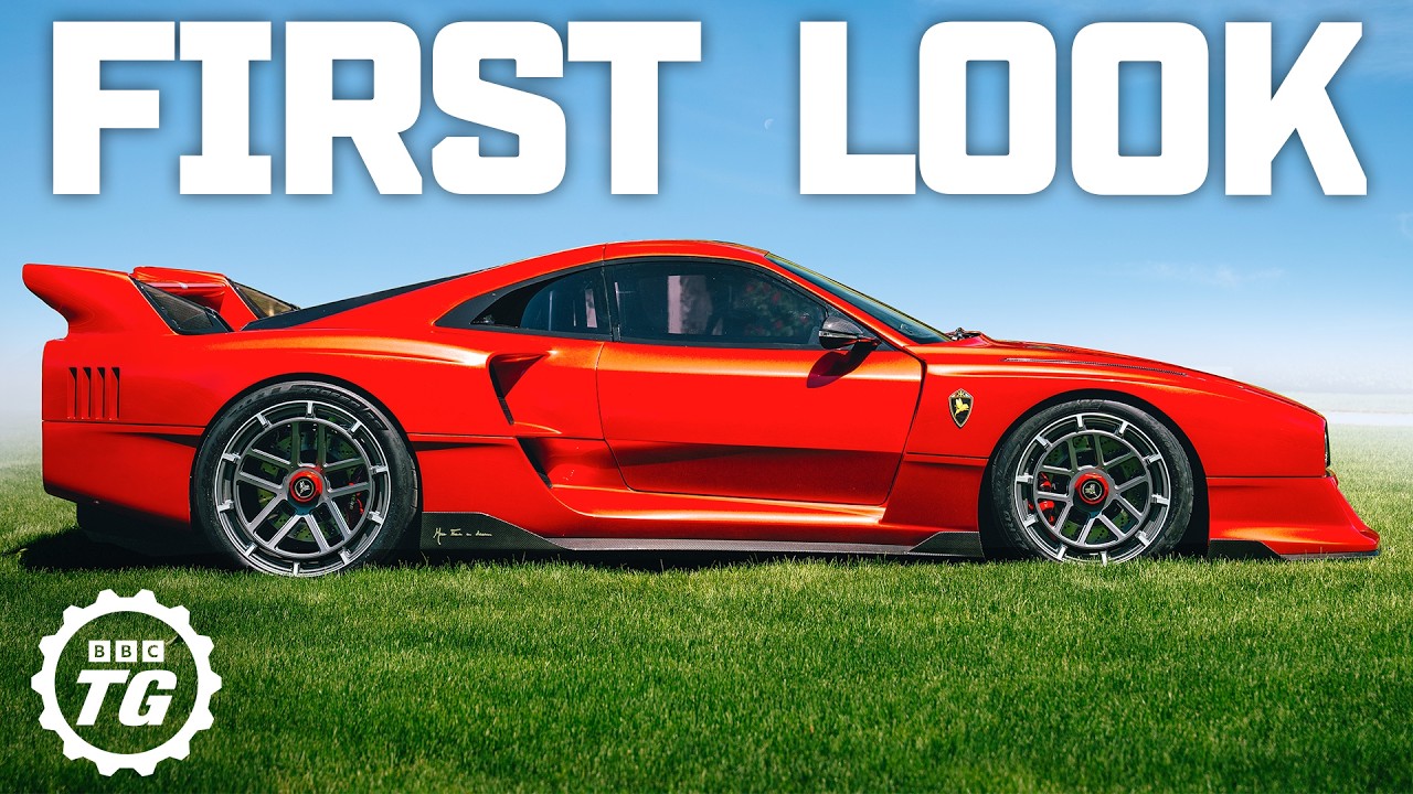 New 1000hp Koenigsegg-Engined Hypercar: A Modern Ferrari F40! | 4K