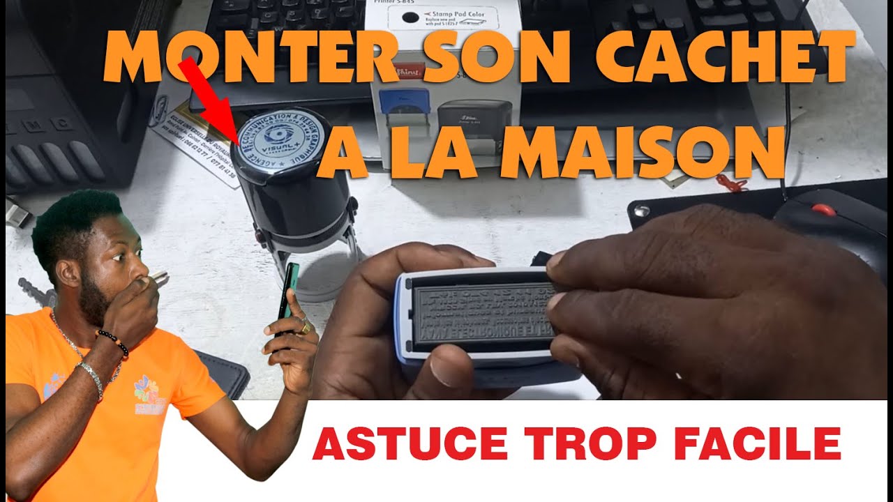 VOICI COMMENT MONTER UNE GOMME DE CACHET