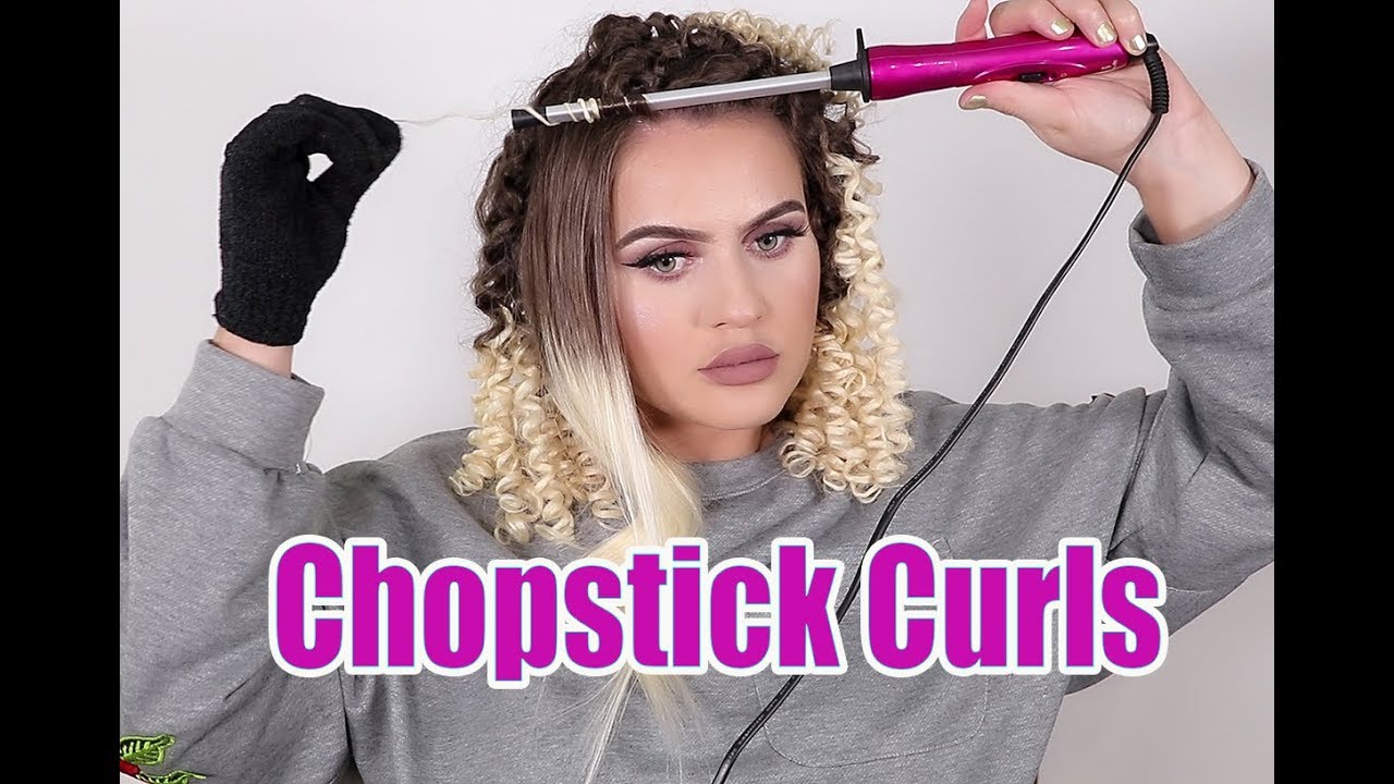 HOW TO GET SPIRAL CURLS USING THE CHOPSTICK CURLER + GIVEAWAY