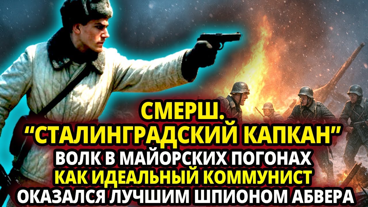 СМЕРШ. “СТАЛИНГРАДСКИЙ КАПКАН”. КАК ИДЕАЛЬНЫЙ КОММУНИСТ ОКАЗАЛСЯ ЛУЧШИМ ШПИОНОМ АБВЕРА