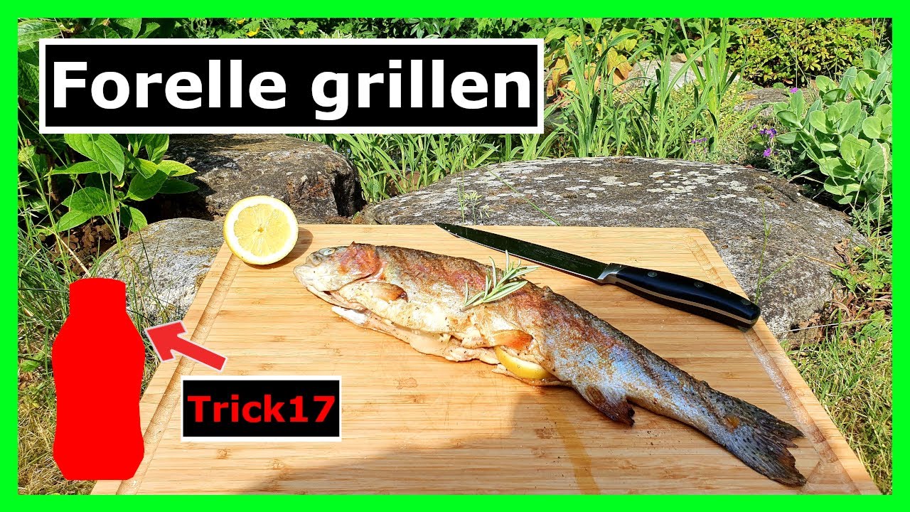 Forelle perfekt grillen OHNE festkleben [TRICK]