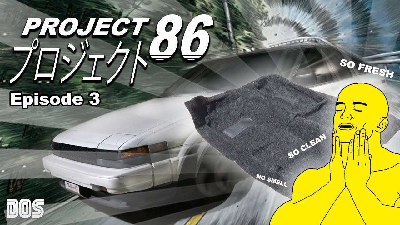 Installing new carpet and restoring the interior in my AE86 GTS - Project 86: Episode 3