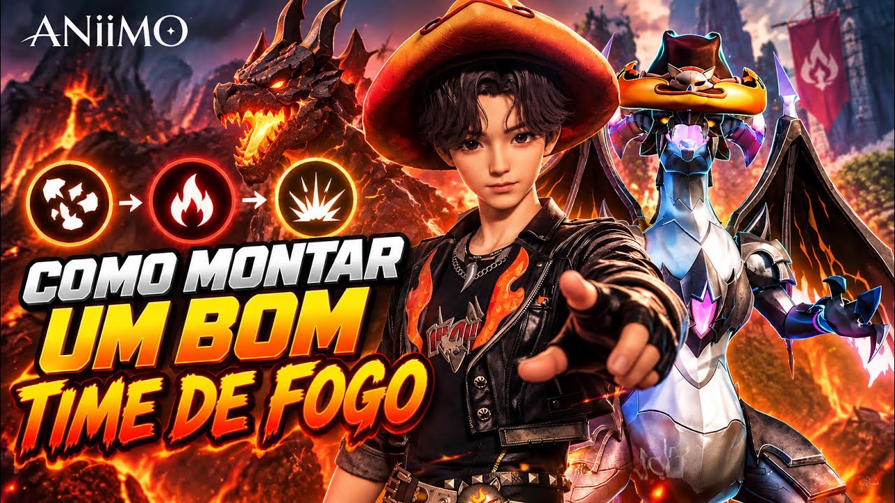 COMO MONTAR UM TIME FORTE DE FOGO ANiiMO! GUIA COMPLETO 