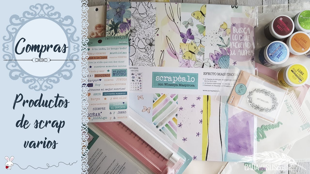 HAUL!!!! Material de scrap en varias tiendas