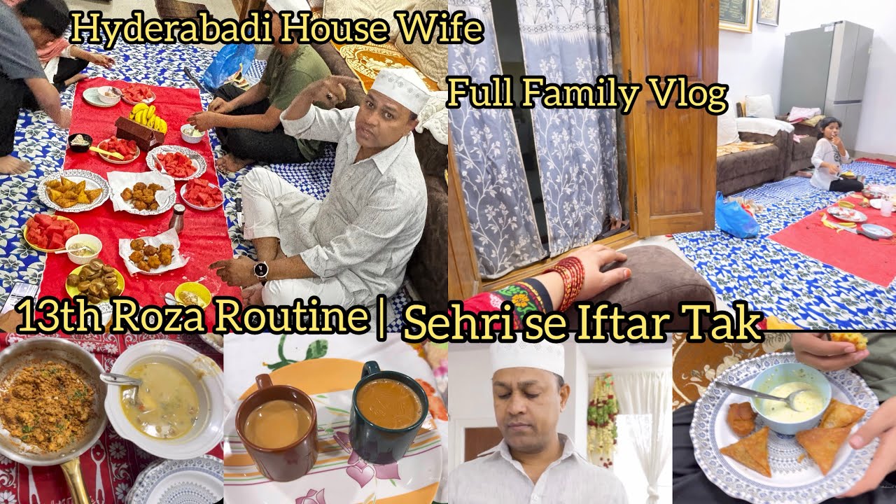 13th Roza Routine | Sehri Bheja Fry Full Recipe | Gosht Ki Kadi || Ramadan Routine Hyderabad#vlog