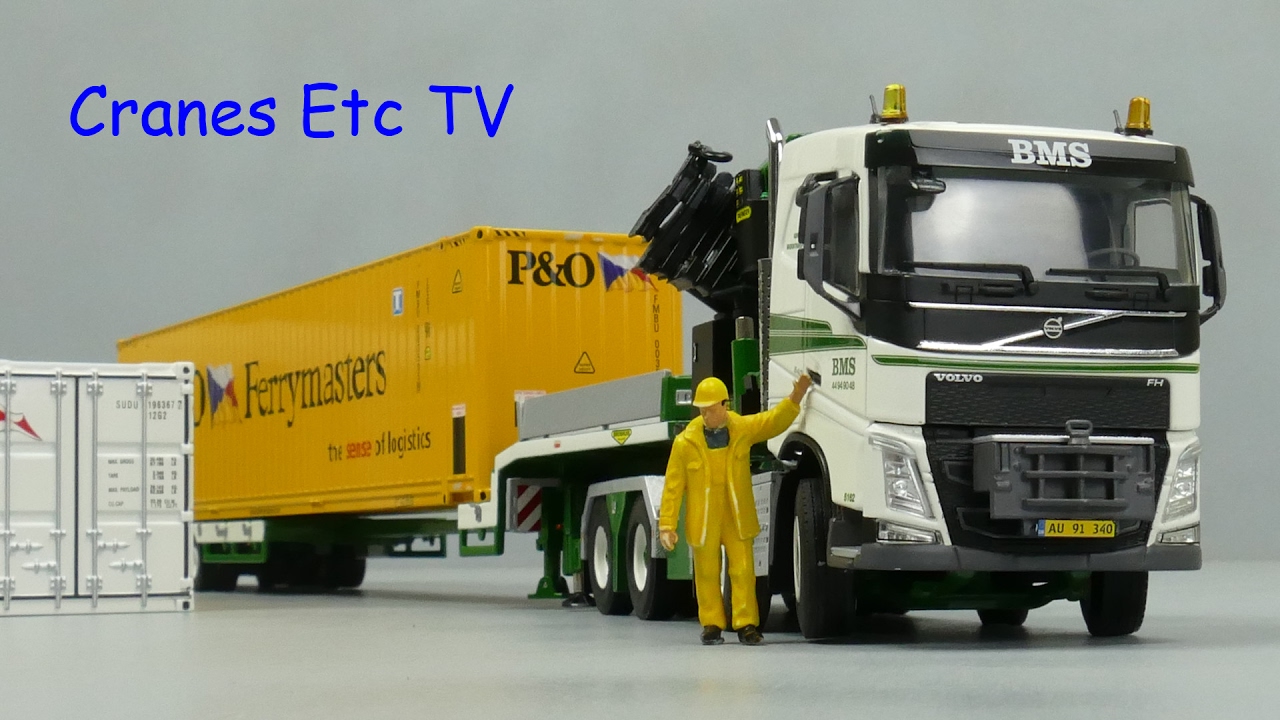 WSI Volvo FH4 ​​+ Palfinger «BMS» + Контейнеры от Cranes Etc TV