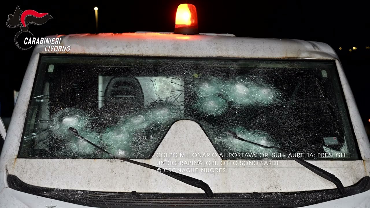 Nuoro. Presi gli undici rapinatori del colpo milionario al portavalori: otto sono sardi