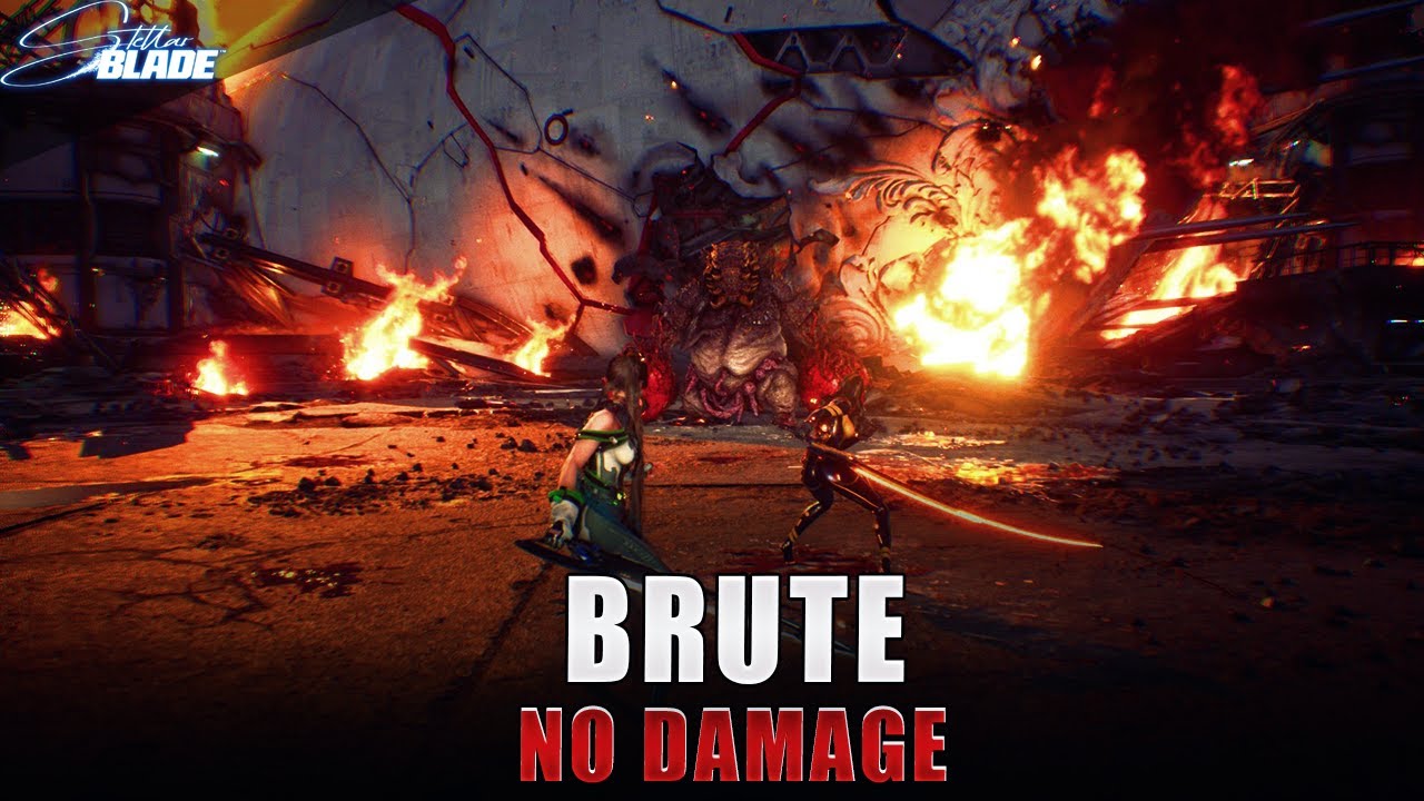 Stellar Blade - Brute Boss fight (No Damage)