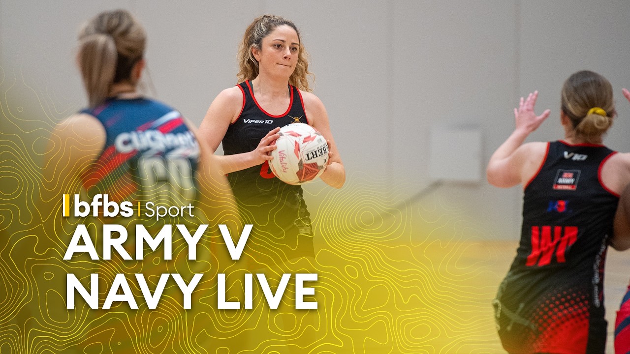 British Army v Royal Navy LIVE | Inter Services netball from RAF Cosford