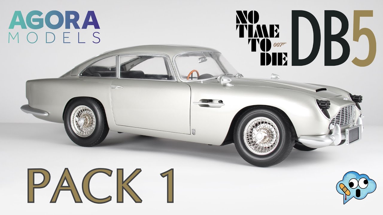 Agora Models 007 Aston Martin DB5 from James Bond No Time To Die 1:8 scale diecast pack 1build