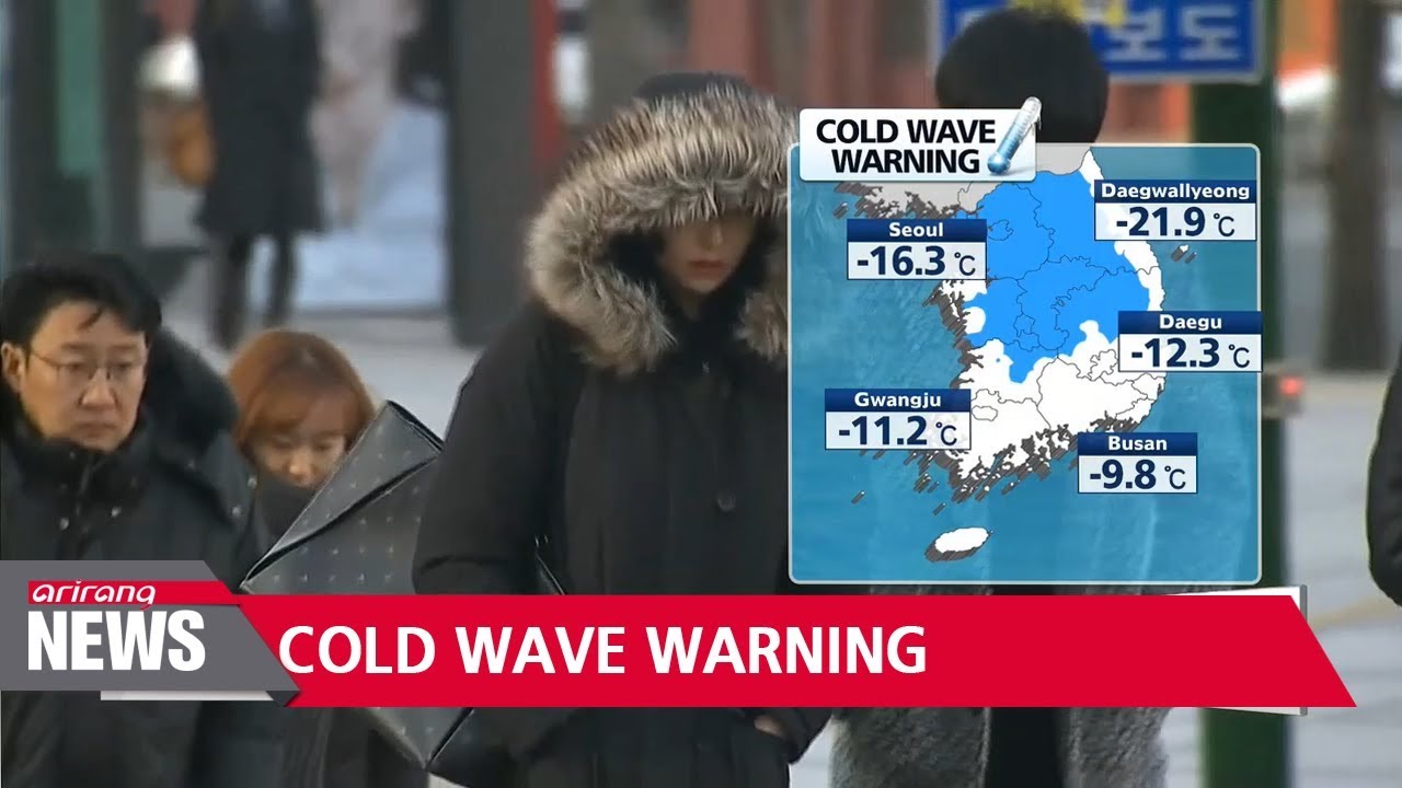 Cold wave warning issued in Seoul with record-breaking lows
