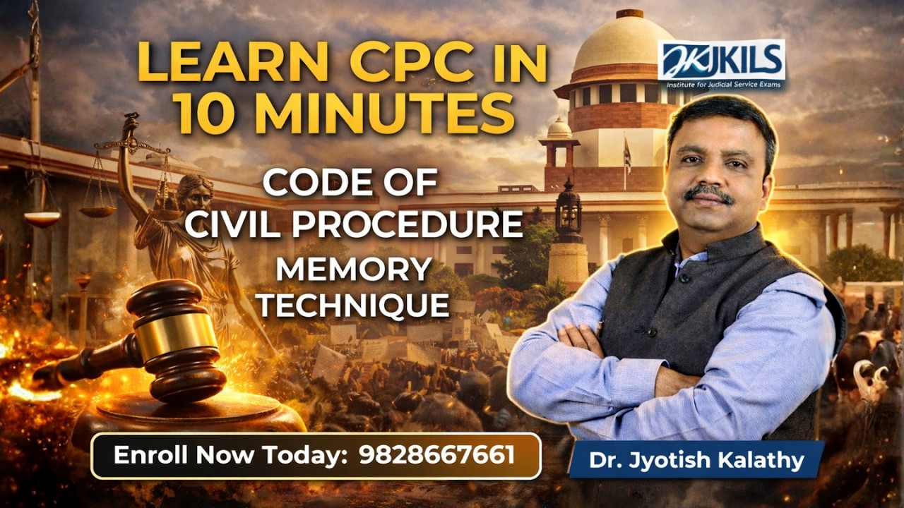 Learn CPC in 10 Minutes | Best Memory Technique for Judiciary Exams