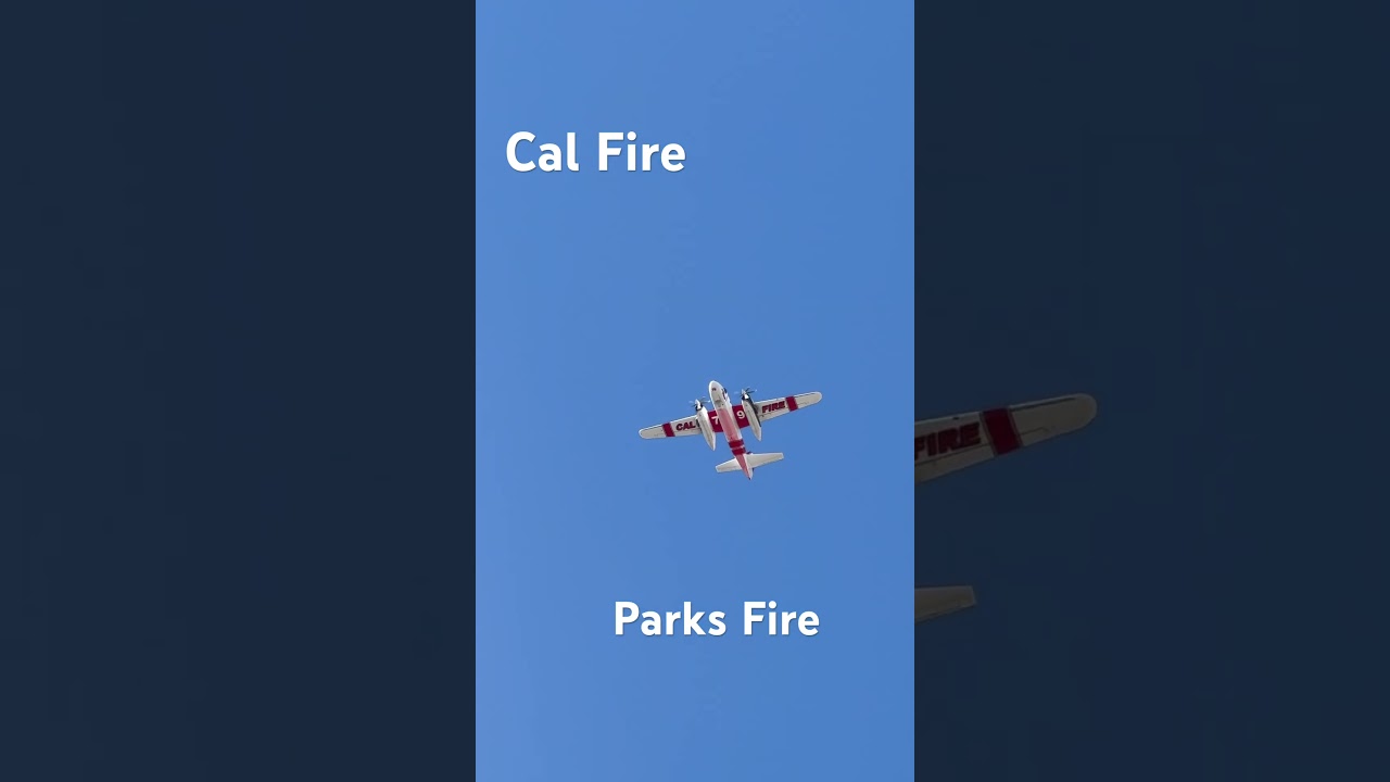 🔥✈️Cal Fire attacking the Park Fire - Dublin, CA🔥✈️🔥 