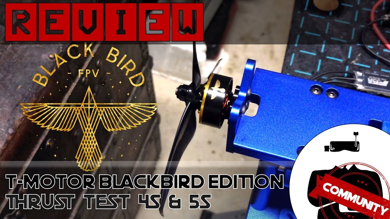 T-Motor BlackBird Edition Thrust Test (Test de Poussée)