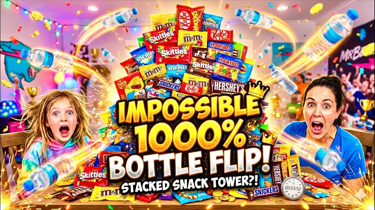 Impossible 100% Bottle Flip Challenge