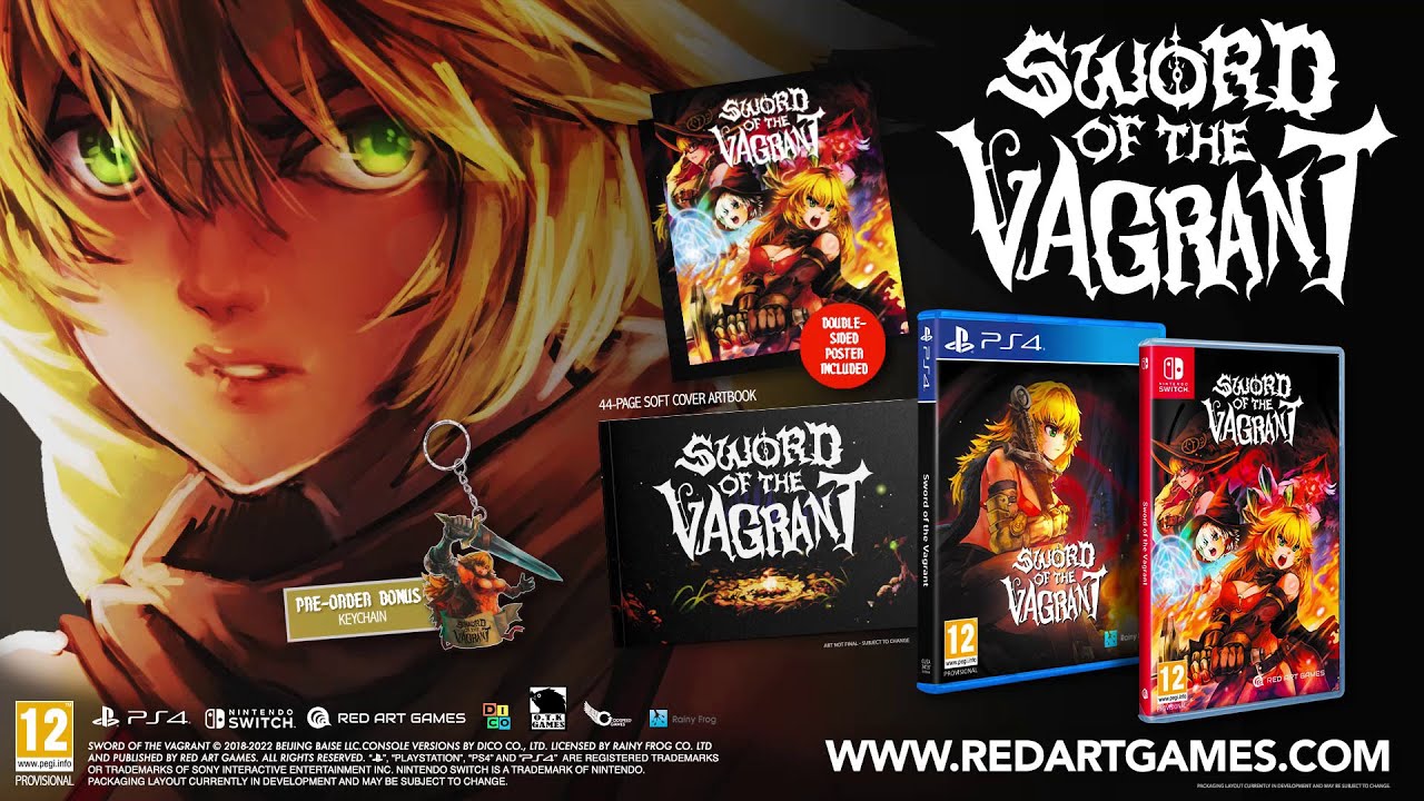 Sword of the Vagrant - Physical Edition Announce Trailer (Europe)