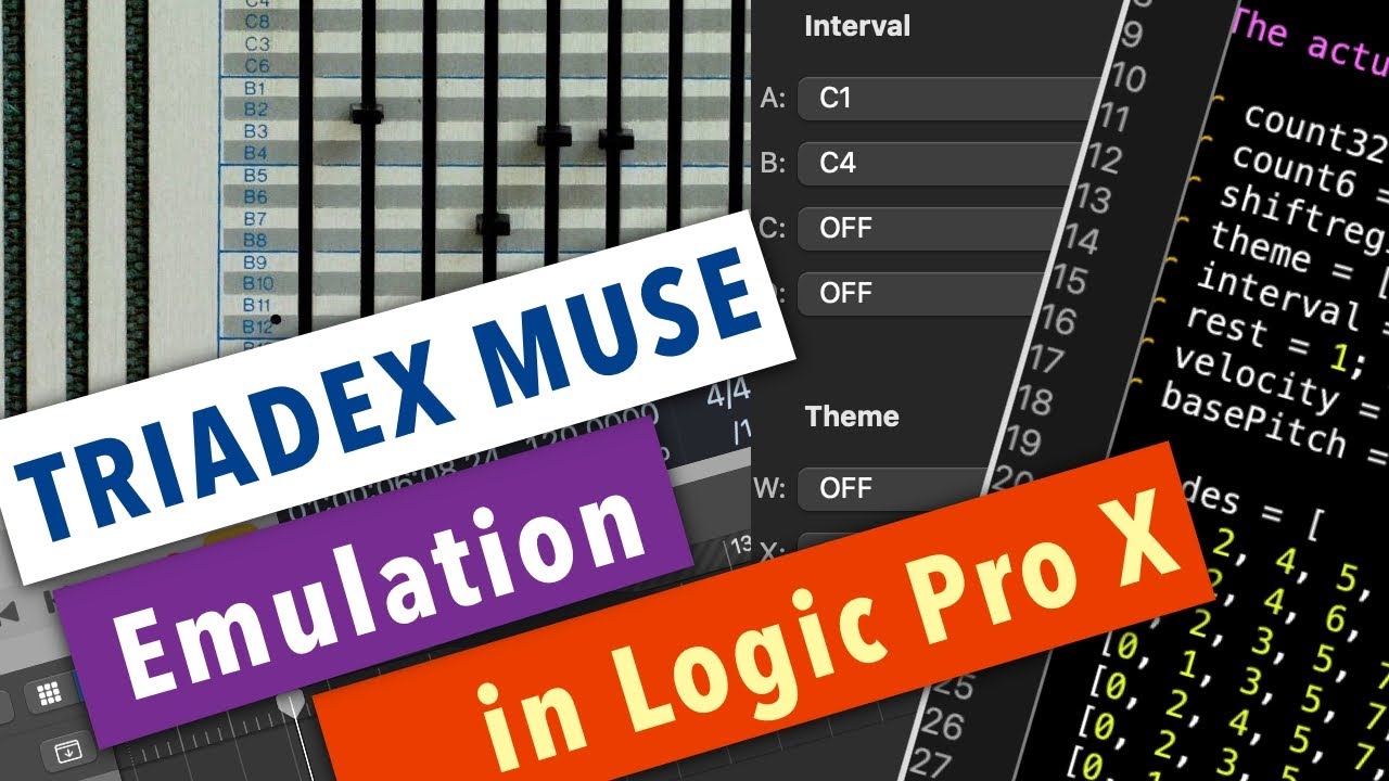 Triadex Muse emulation in Logic Pro X