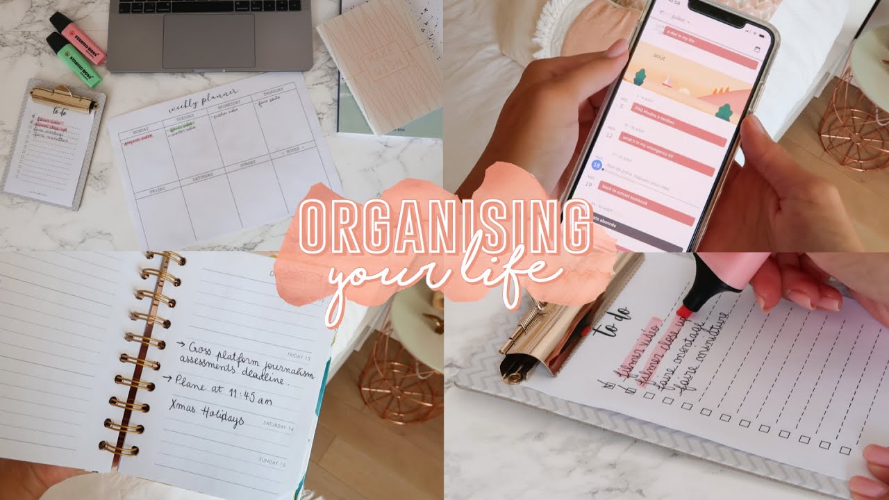 COMMENT J’ORGANISE MON QUOTIDIEN | Gérer études, YouTube, ma marque...