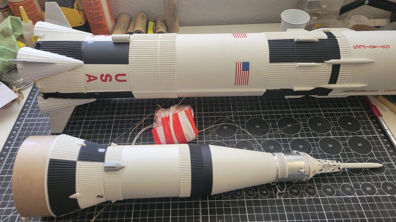Estes Saturn V Debriefing After Launch Report: Aerotech E20-4 Flight!