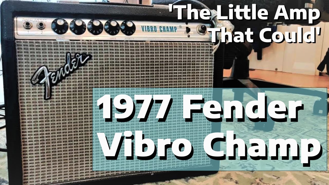1977 Fender Vibro Champ | BIG sound SMALL Amp!